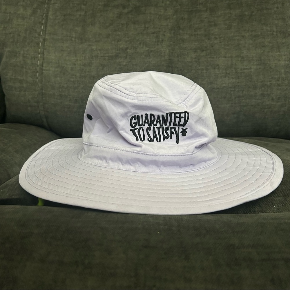 Lavender dutch bros sun hat